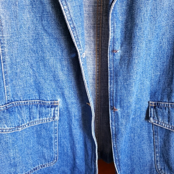 VTG CRAZY HORSE denim jeans jacket - Picture 5 of 6